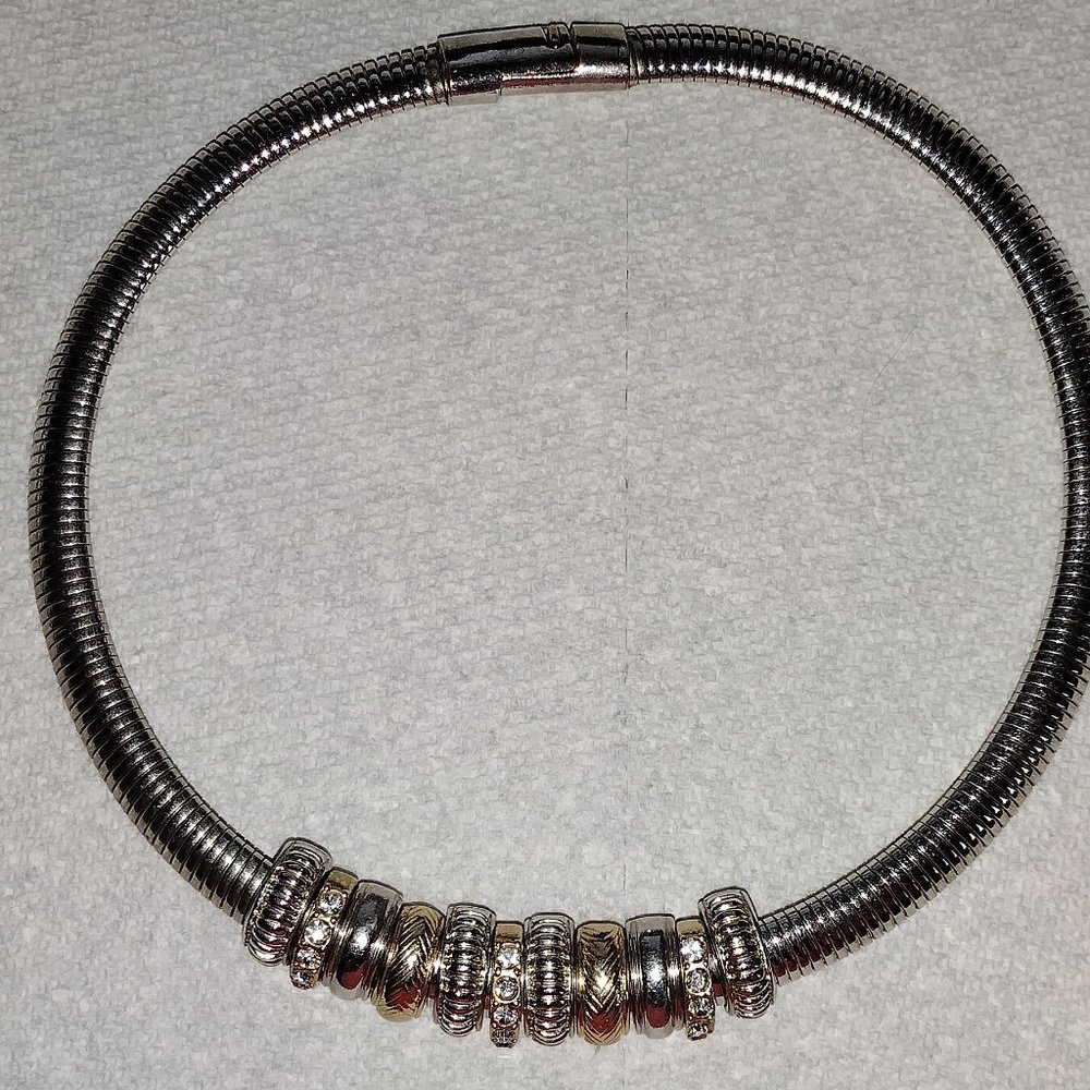 Retro Choker with Rhinestones Pre-owned
